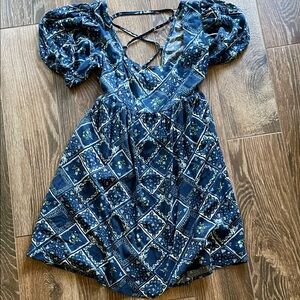 Altar’d State small lace up back dress